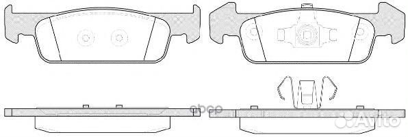 Колодки торм.пер. renault Logan II/Sandero II 1