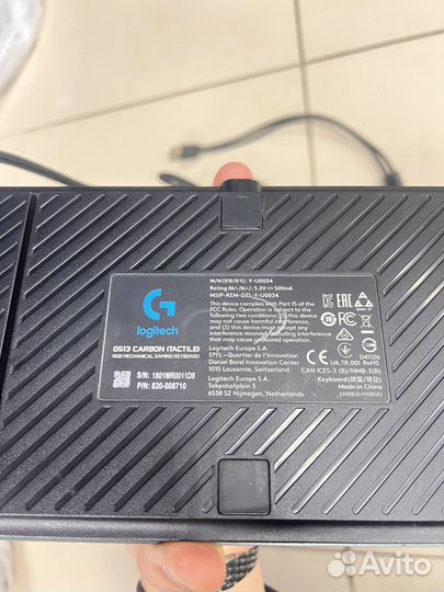 Игровая клавиатура logitech g513 carbon