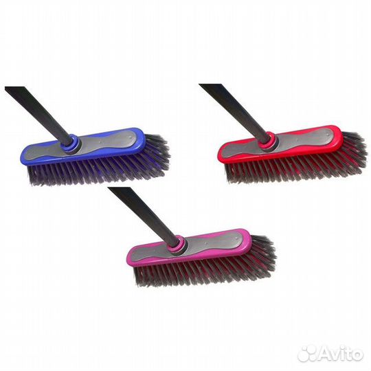 Швабра MR brush Selecta 28x5см 130см пластик, мета