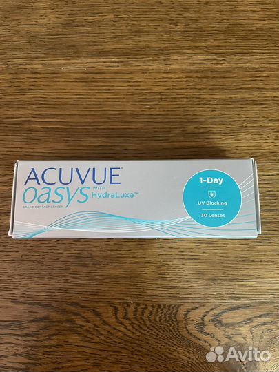 Линзы контактные acuvue oasys 1 day 30 шт, -7.50