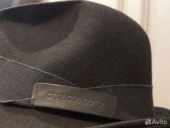 Шляпа Аnnette Gortz Германия оригинал L/XLчерная