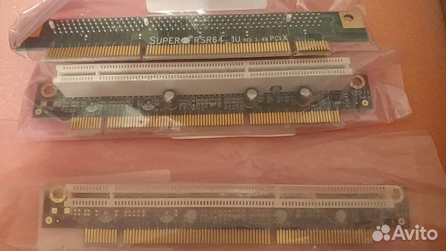 �Новые райзеры Supermicro 1U PCI-X RSR64 1U
