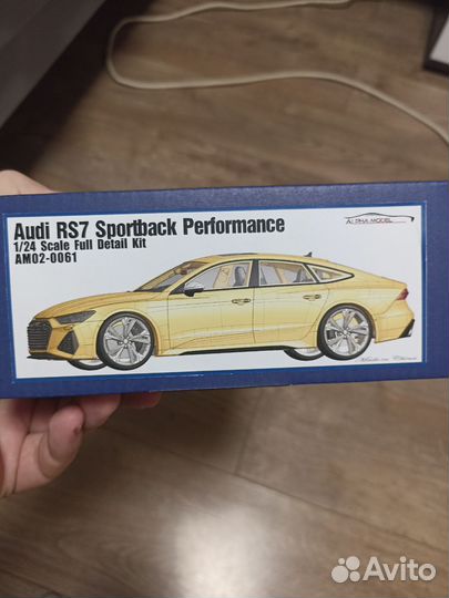 Alpha model 1/24 scale model car kit Audi RS7