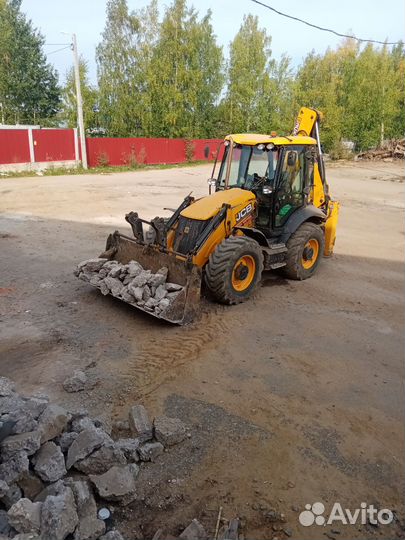 Услуги экскаватора-погрузчика, аренда трактора JCB