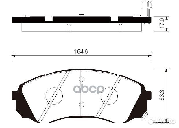 Тормозные колодки дисковые SP1238 SP1238 Sangsi