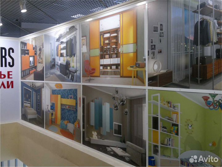 Печать на самоклейке, наклейки, контурная резка