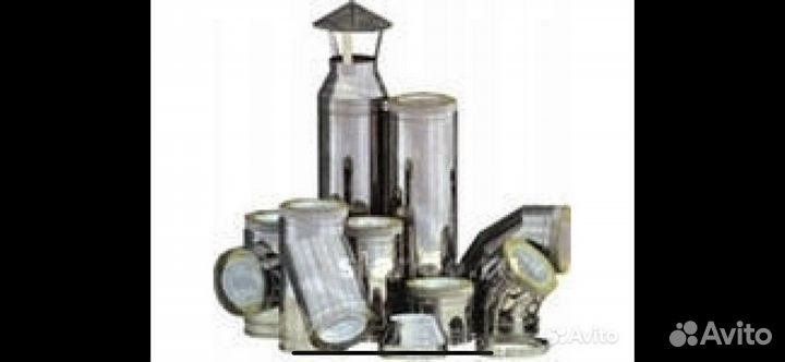 Дымоходы промышл. и бытовые трубы сэндвич и моно