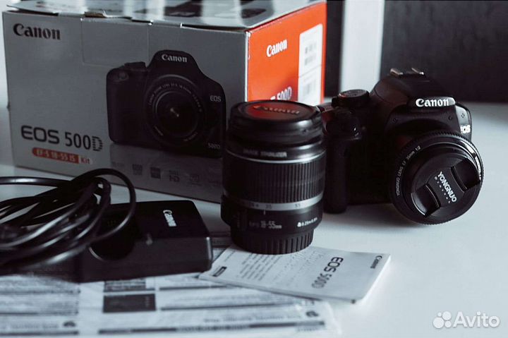 Зеркальный фотоаппарат Canon 500d