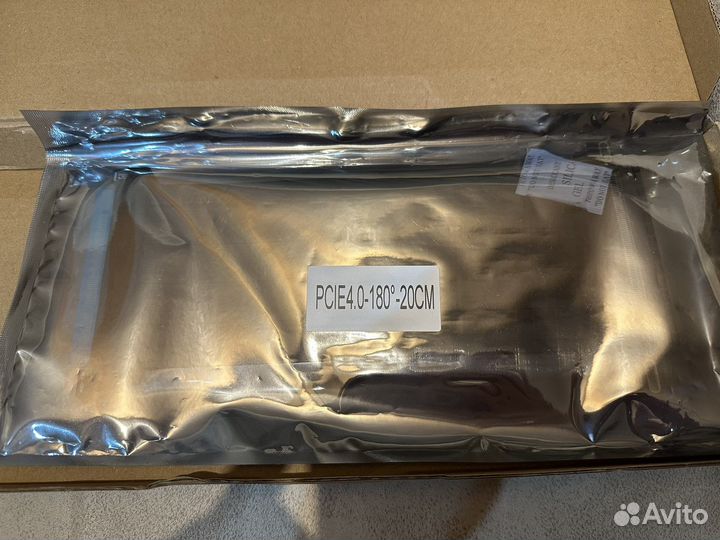 Riser pcie 4.0 200mm 180 градусов