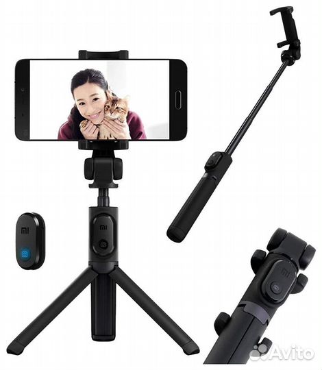 Монопод-трипод Xiaomi Mi Selfie Stick Tripod Black
