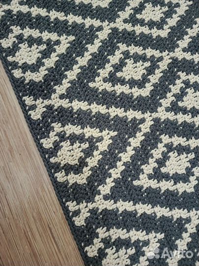 Вязаный ковер