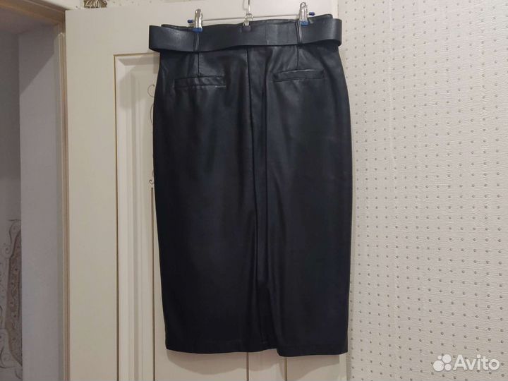 Кожаная юбка