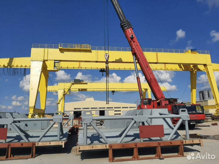 Кран козловой двухбалочный до 400 тонн