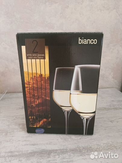 Набор бокалов для белого вина Bianco Crystal