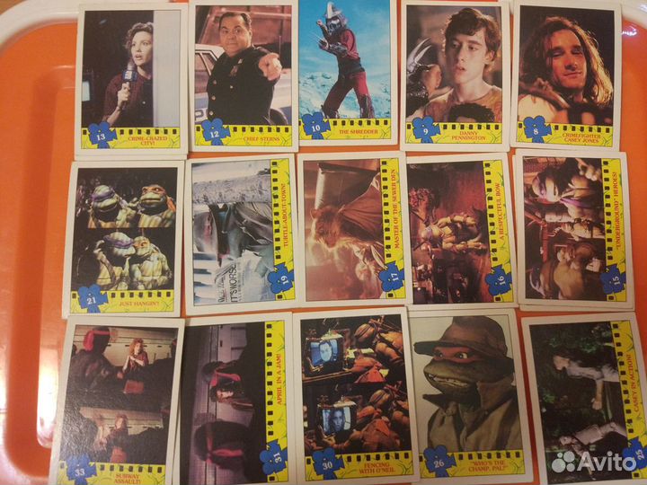 Коллекционные карточки черепашки ниндзя 1989-90