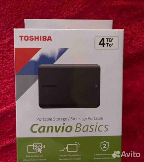 Внешний диск toshiba 4 Тб