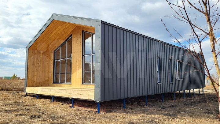 Коттедж 130 м² на участке 9 сот.