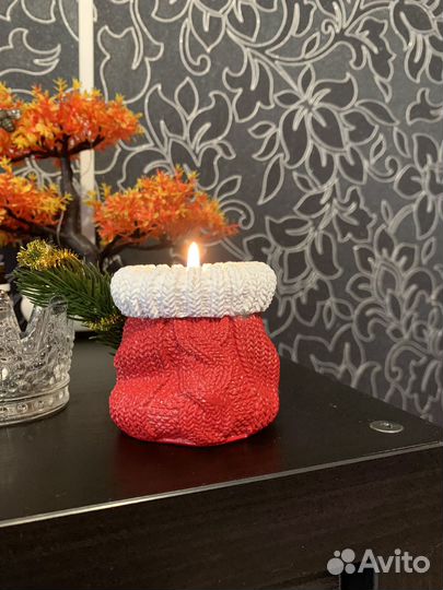 Подсвечник со стразами