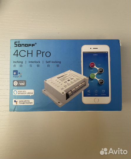 Реле Sonoff 4CH PRO