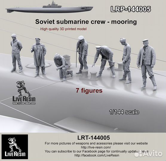 Дополнение к моделям Live Resin LRP144005 1/144