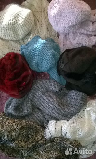 Винтажные шали платки палантины пончо