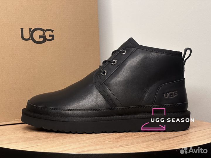 Ugg мужские зимние кожаные ботинки Neumel