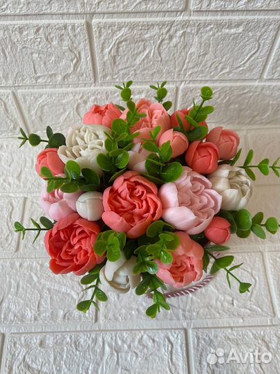 Пионы из мыла