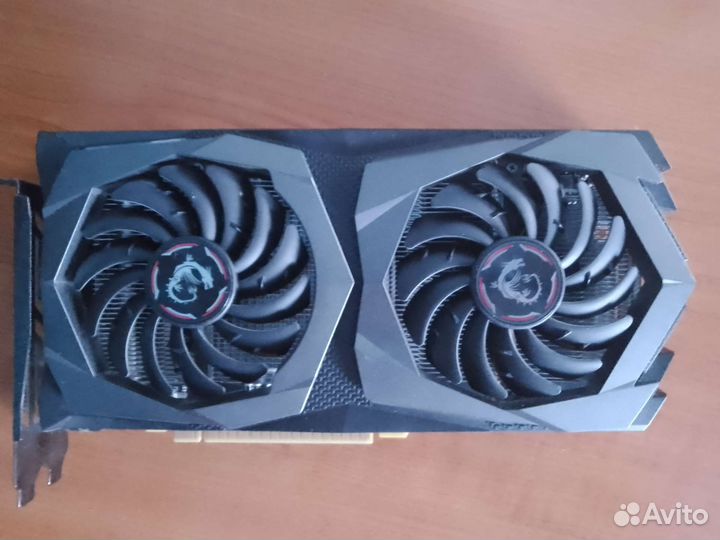 Видеокарта msi 1650 gaming x 4gb