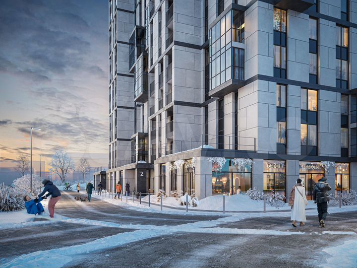 2-к. квартира, 80,5 м², 8/25 эт.