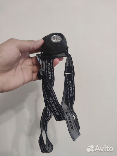 Налобный фонарь varta, состояние нового