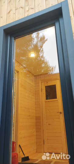 Баня барн каркасная готовая мобильная под ключ