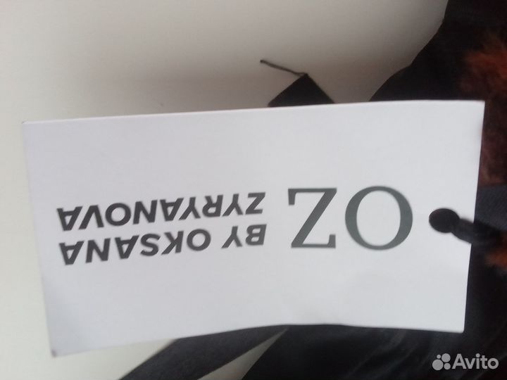 Варежки дизайнерские новые детские с мехом