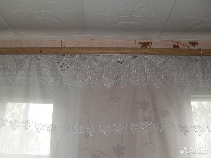 Карниз для штор двухрядный настенный