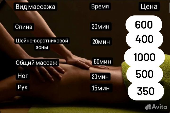 Массаж classic