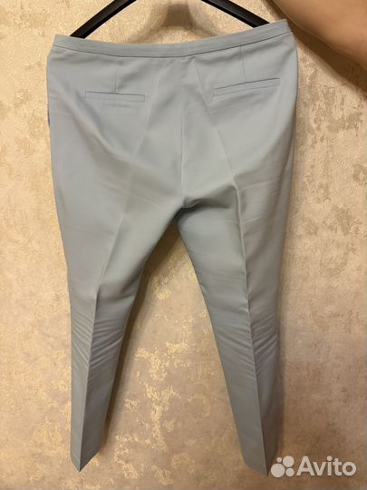 Брюки женские голубые Oodji