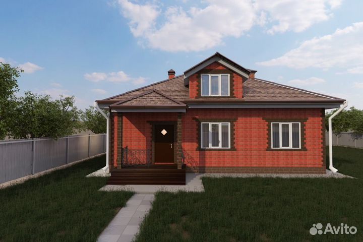 Проекты домов для ипотеки и строительства - 113,3