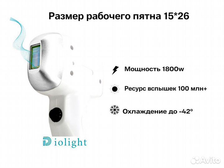 Диодный лазер для эпиляции diolight UltraOne 3619