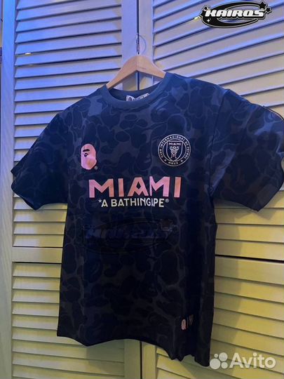 Футболка bape x inter miami