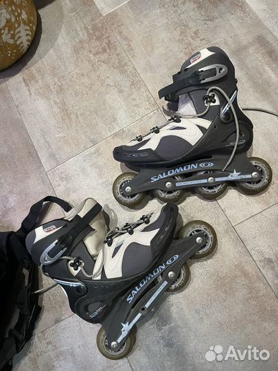 Роликовые коньки женские salomon 41р-р