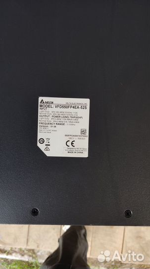 Преобразователь чаcтоты delta VFD550FP4EA-52
