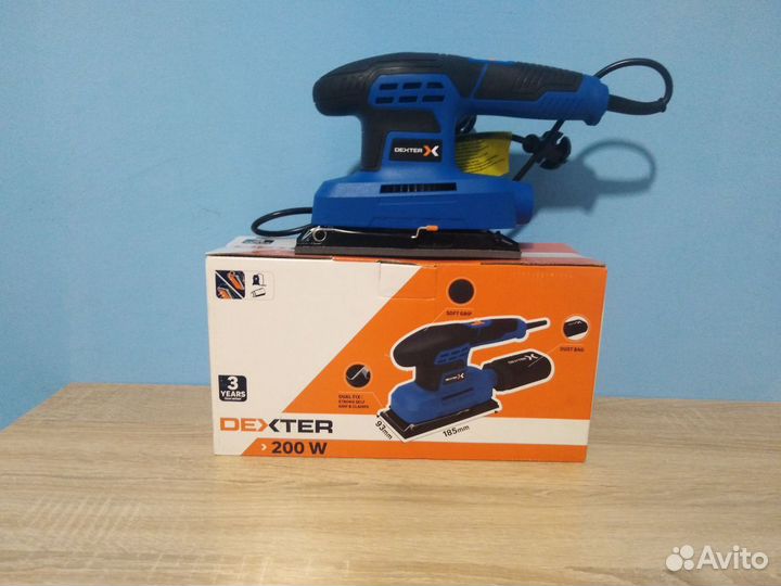 Вибрационная шлифмашина Dexter 200SHS2.5(новая)