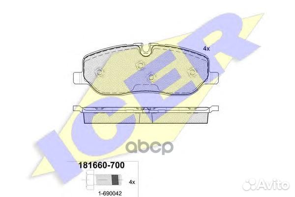 Колодки торм. диск. Range Rover III 4.2i 4.4i.3.0