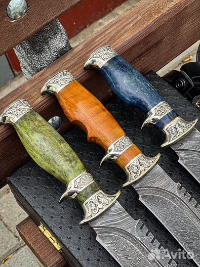 Нож из дамасской стали