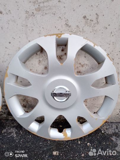 Оригинальные колпаки r 14 Nissan almera classic