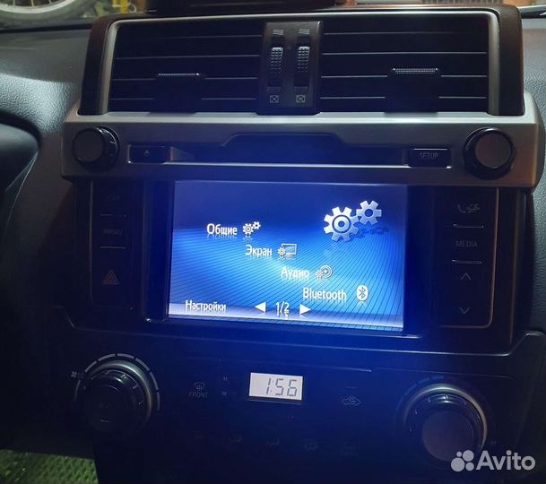 Штатная магнитола Toyota prado 150