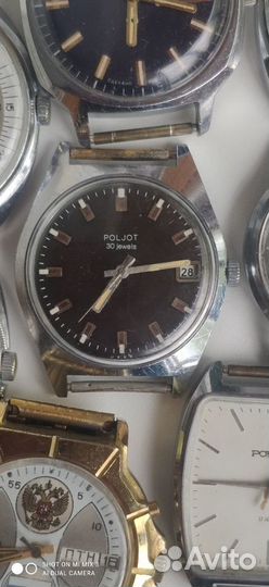 Хромированные советские часы(полет, ракета,слава)