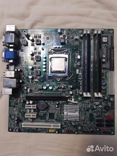 Материнская плата lga 1155, i3 2300, 8gb ddr3