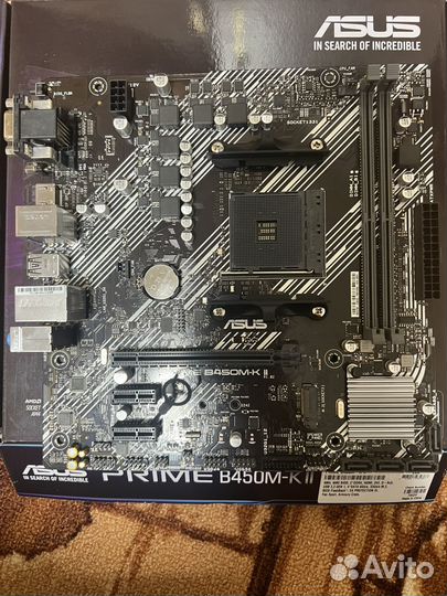 Материнская плата аsus рriме B450М-K II аm4