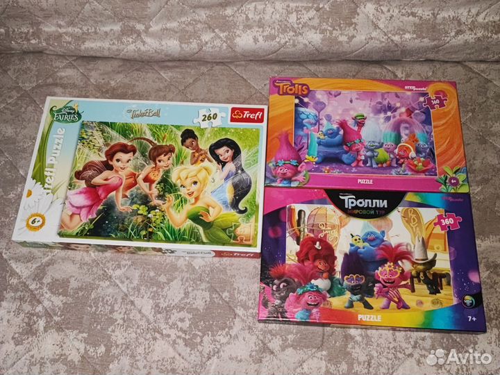 Пазлы для девочек