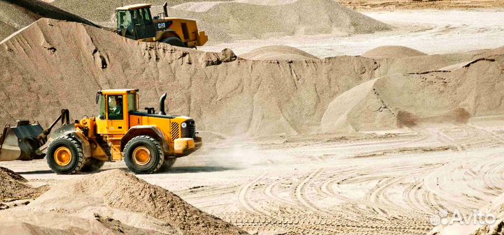 Песок, щебень